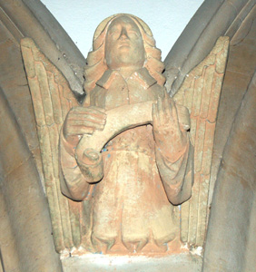 Angel in the chancel May 2010